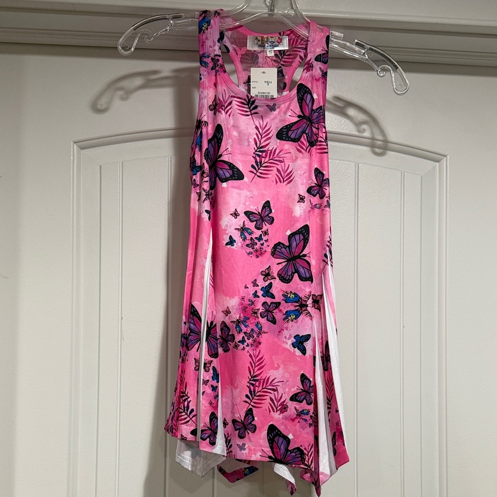 India Boutique Little Girls Beach Dress Size Small .